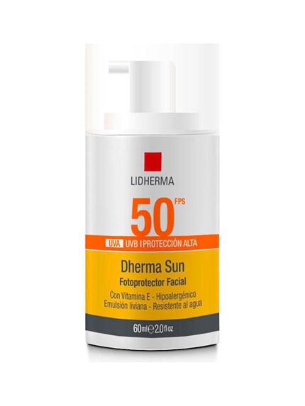 Fotoprotector Facial Lidherma Dherma Sun X 60ml