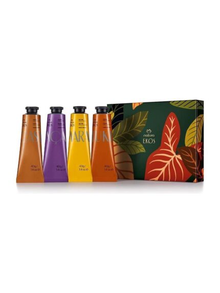 Kit Cremas Hidratantes Para Manos Ekos Natura 4 X 40g