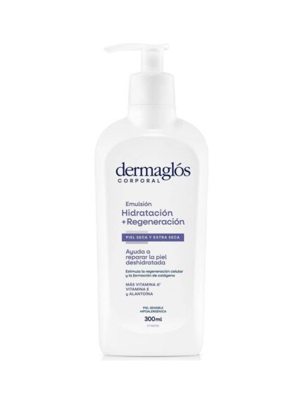 Emulsion Corporal Hidratacion Regeneracion Dermaglos X 300ml
