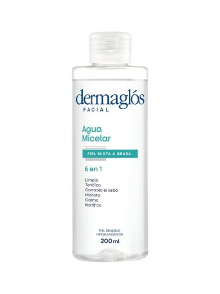 Agua Micelar Piel Mixta Dermaglos X 200ml