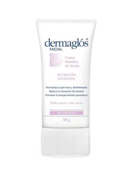 Crema Facial Nutritiva Noche Dermaglos X 50g
