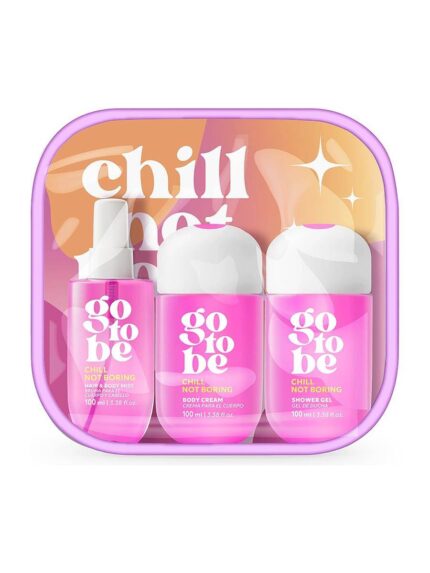 Set Algabo Go To Be Chill Not Boring Body Mist + Body Cream + Shower Gel