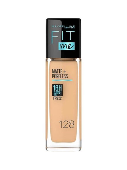 Base Liquida Maybelline Fit Me Matte + Poreless Nº128 Warm Nude