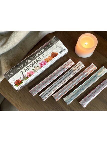 Sahumerio Iluminarte India 7 Aromas x 35 Varillas