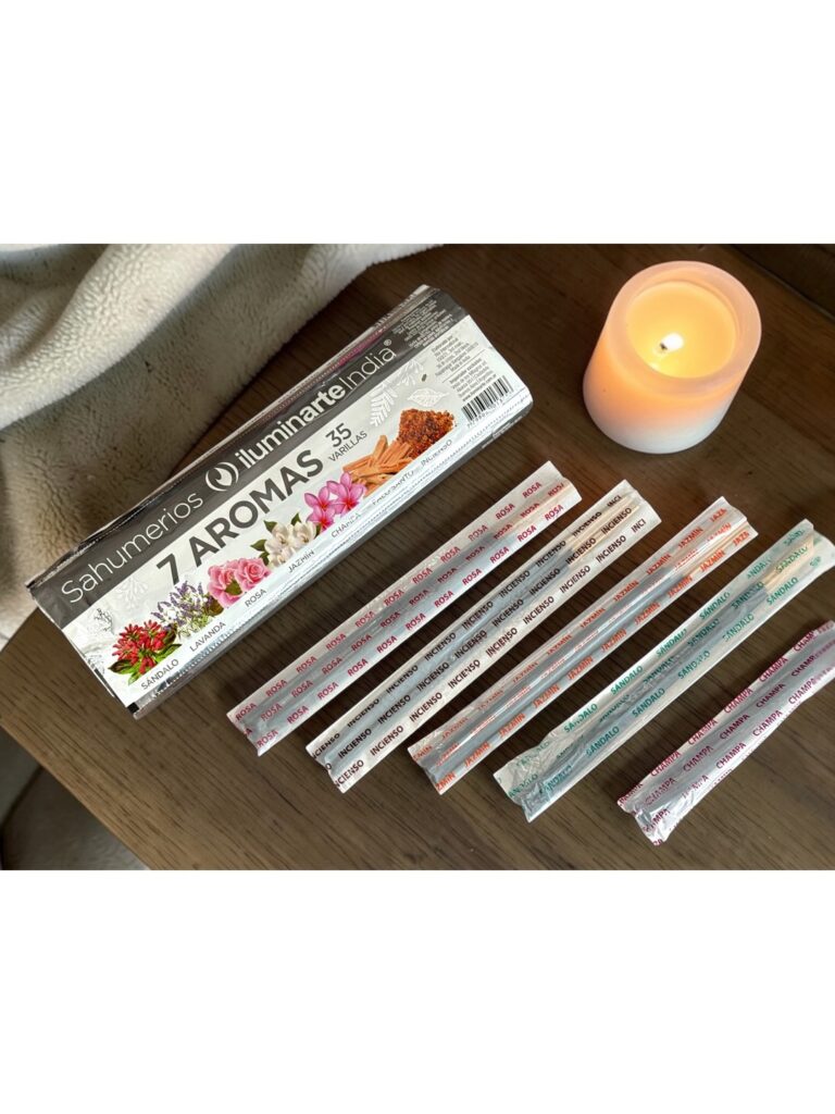 Sahumerio Iluminarte India 7 Aromas x 35 Varillas