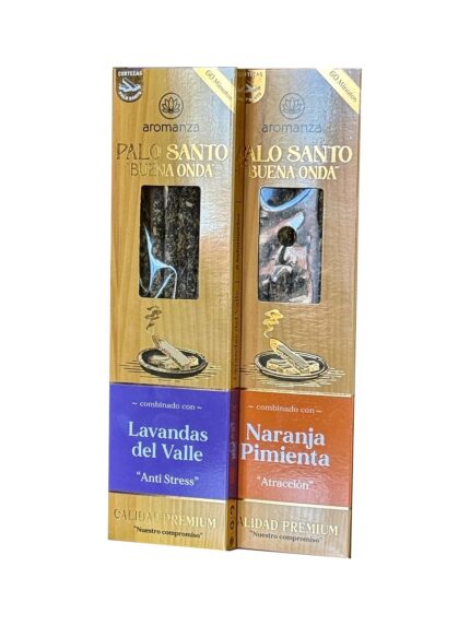 Sahumerio Aromanza Palo Santo Buena Onda x 8 Varillas