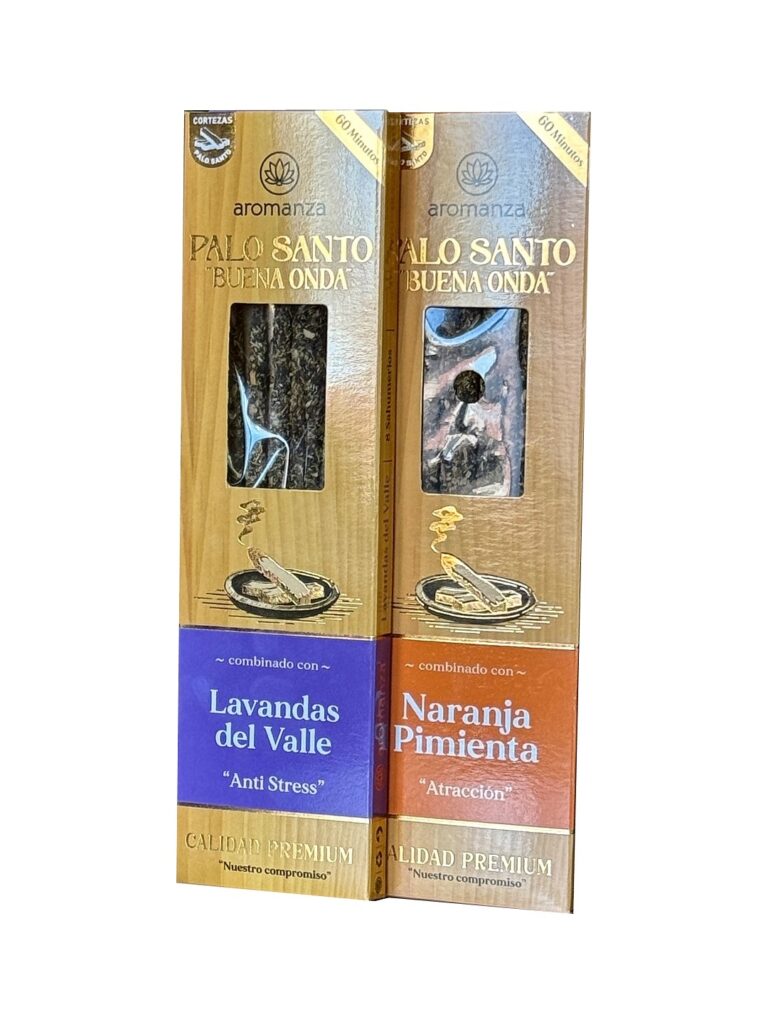 Sahumerio Aromanza Palo Santo Buena Onda x 8 Varillas