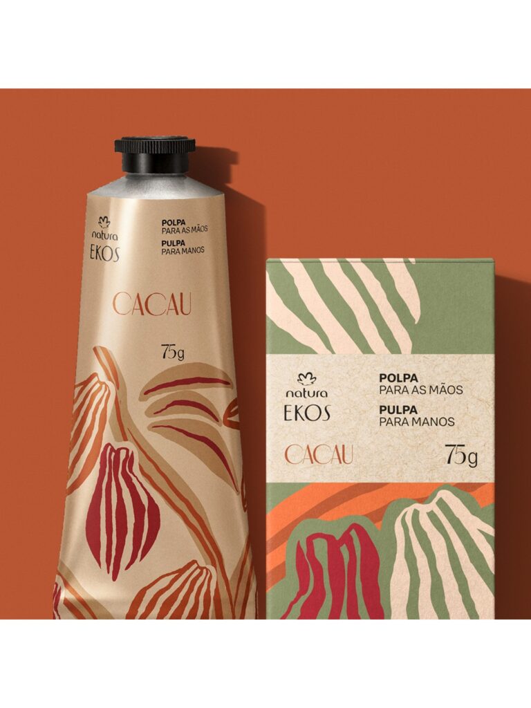 Crema Hidratante Para Manos Cacao Ekos Natura X 75g